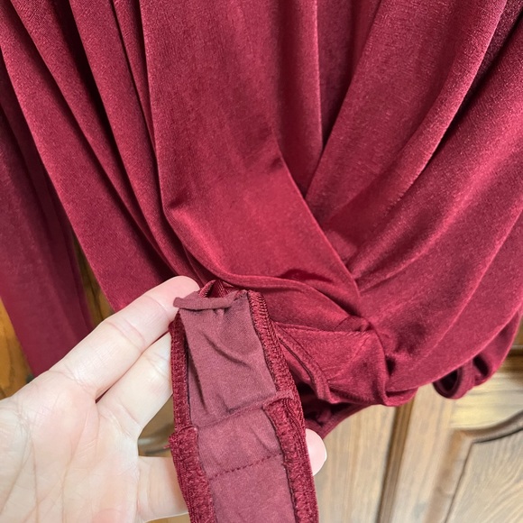 free people Burgundy body suit - Picture 5 of 8